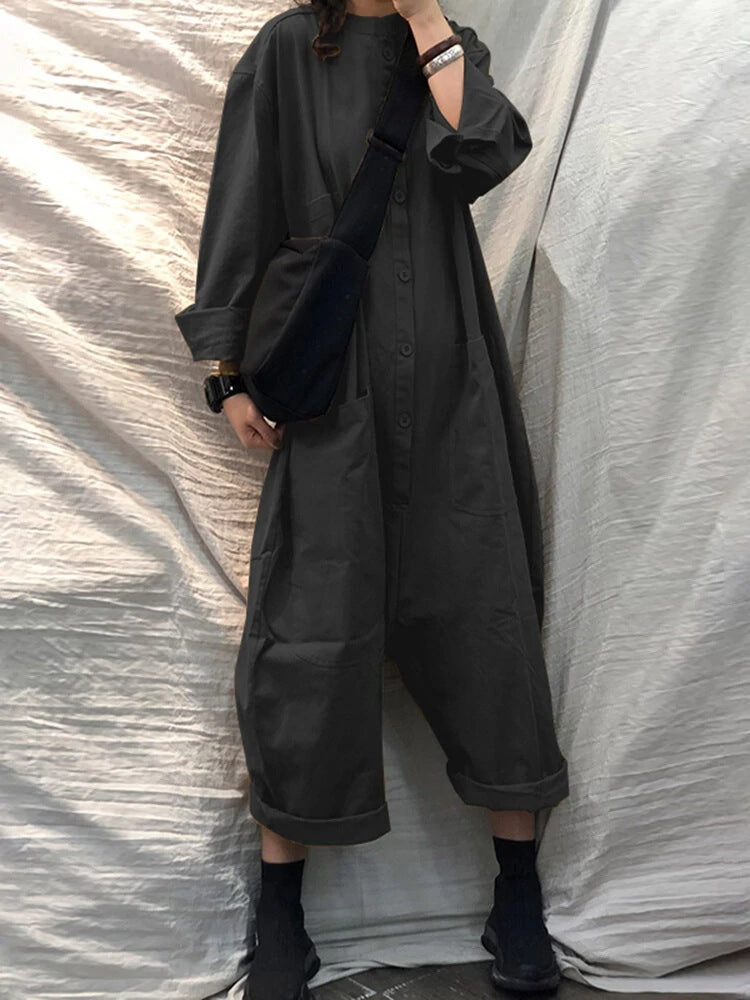 Relaxed Multi Pocket Jumpsuit by Greta
