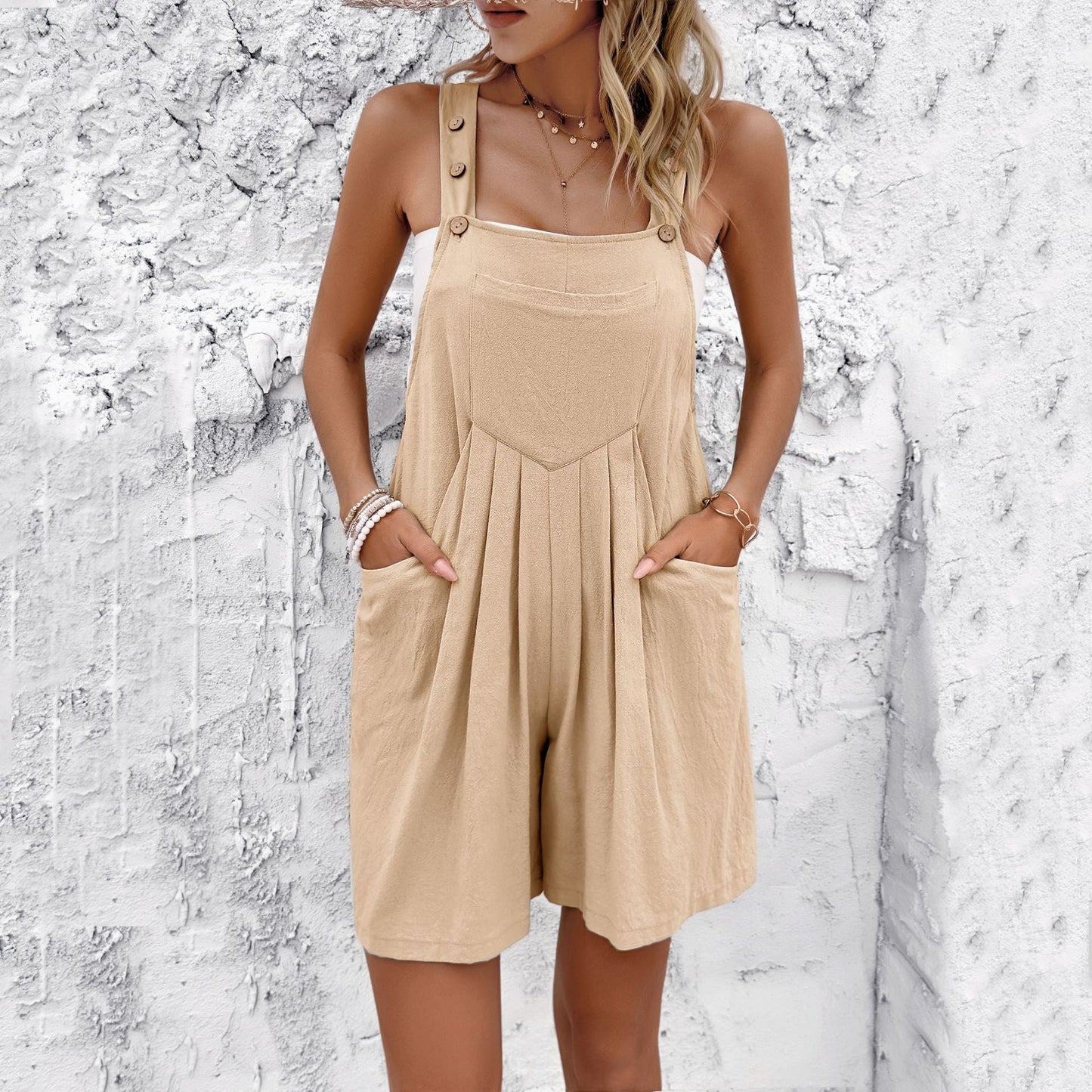 Pinterest-Inspired Greta Short Jumpsuit