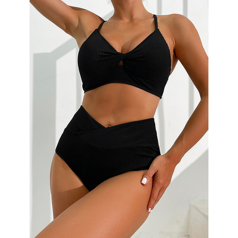 Chic Stripe Greta Bikini Two-Piece Swimsuit