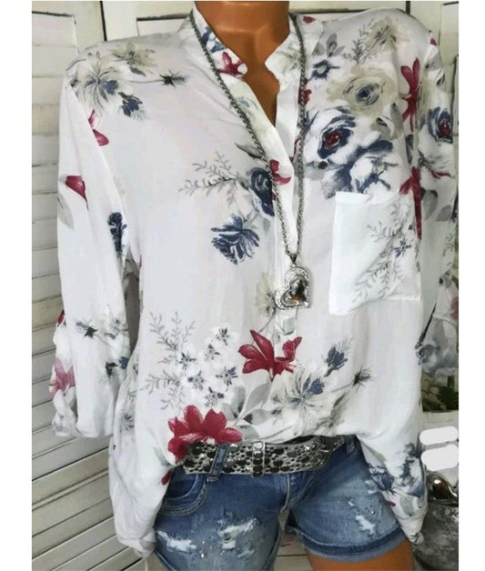 Floral Print Long Sleeve Top by Greta