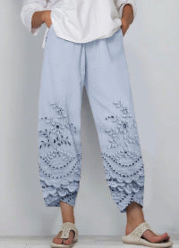 Vibrant Stripe Greta Cropped Pants