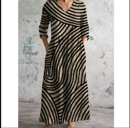 Urban Stripe Greta Summer Maxi Dress