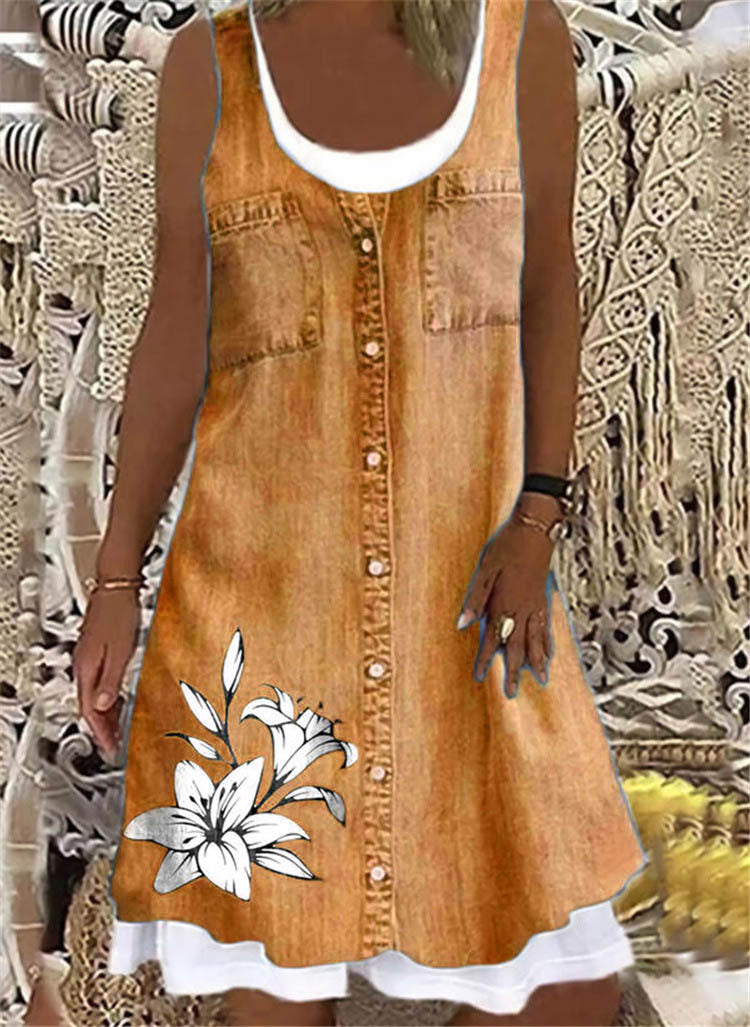 Pinterest-Inspired Blue Butterfly Dress by Greta