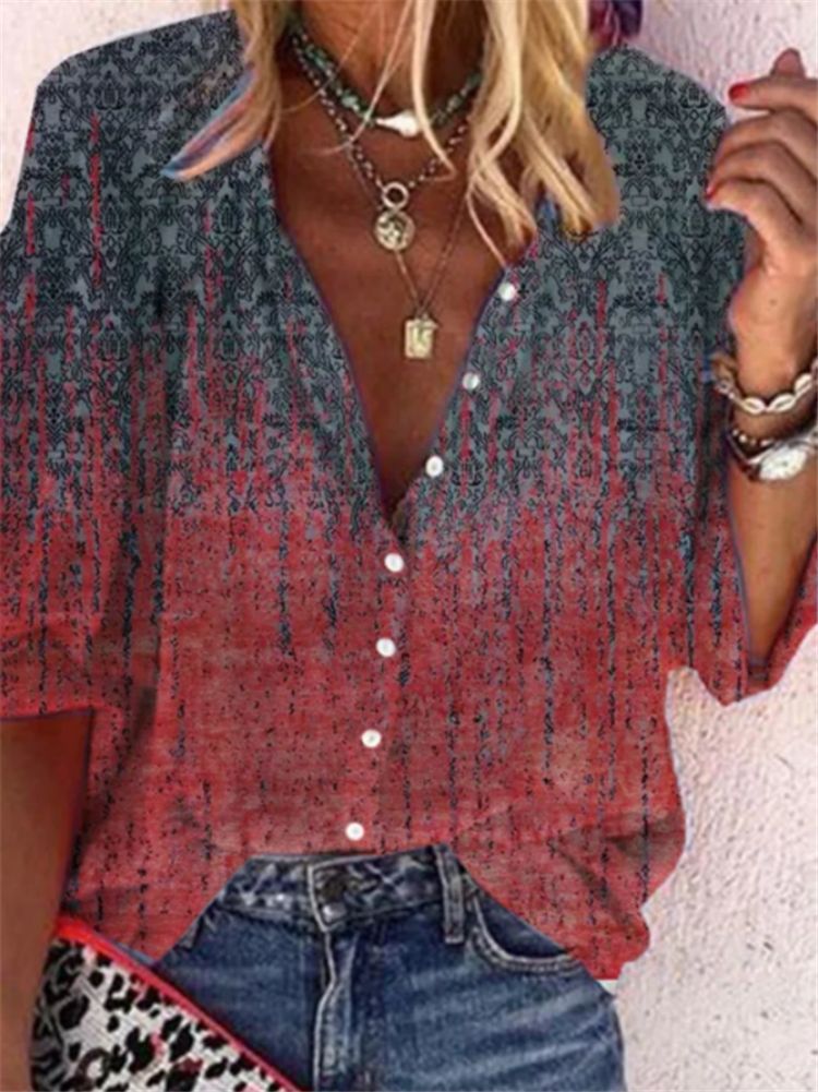 Floral Button-Up Greta Short Sleeve Shirt
