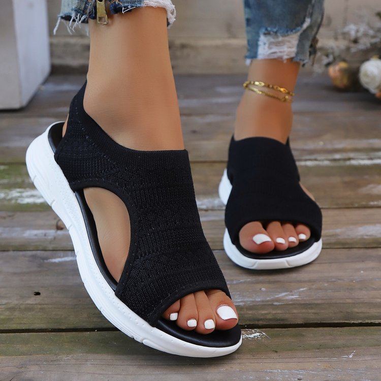 Breathable Flyknit Sandals by Greta