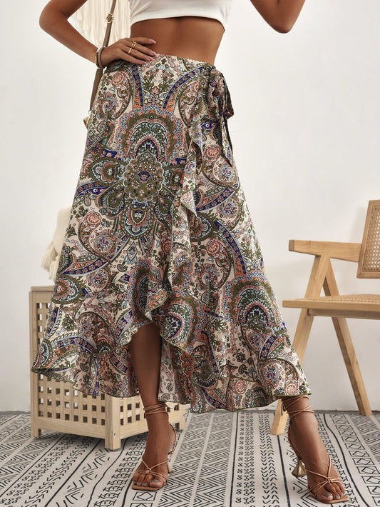 Boho Ruffle Greta Pinterest-Inspired Skirt