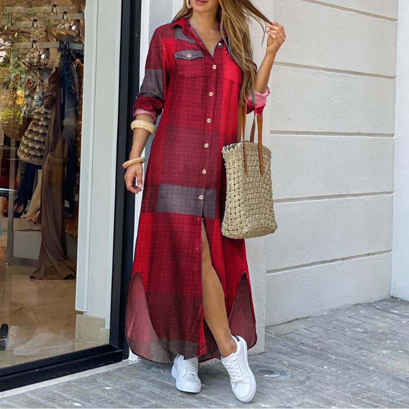 Vibrant Print Greta Shirt Dress