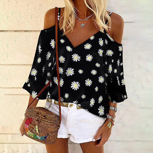 Chic Printed Chiffon Blouse Greta