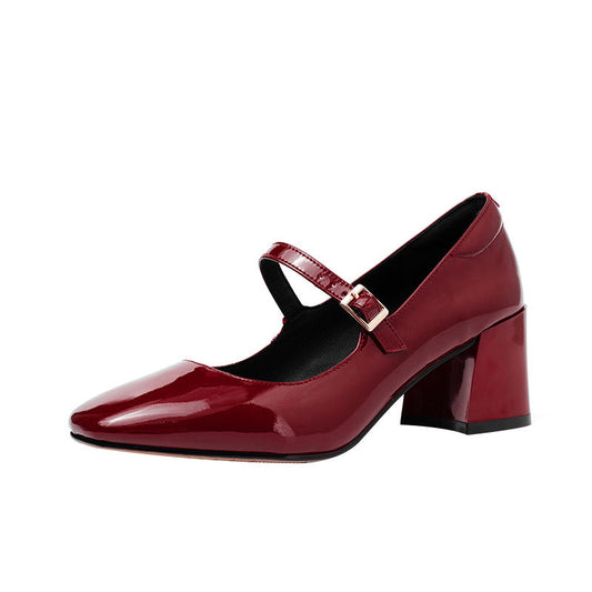 Elegant Patent Leather Heels by Greta