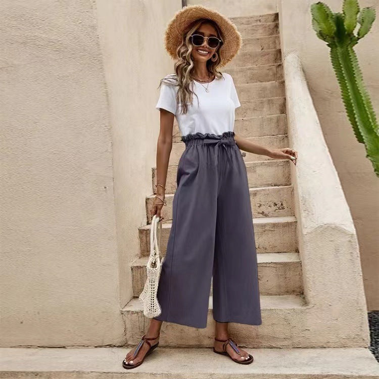 Pinterest-Inspired Greta Linen Wide Leg Pants