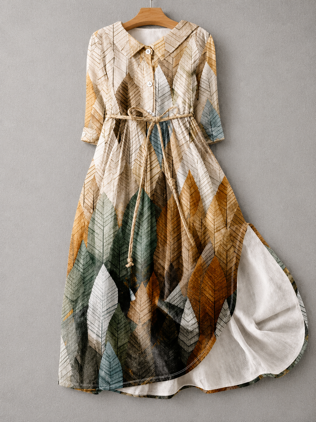 Elegante Greta zomerjurk met bloemenprint