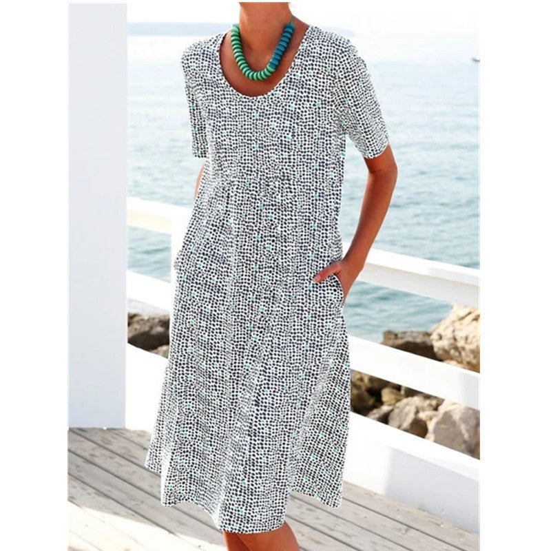 Floral Print Midi Dress by Greta
