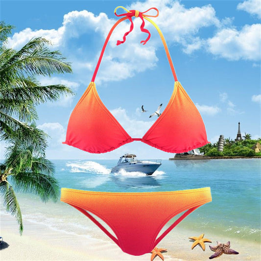 Gradient Bikini Set Greta Pinterest-Inspired Swim