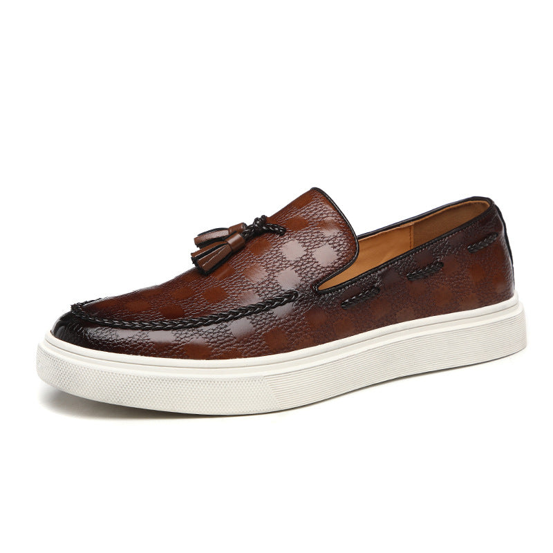 Versatile Greta Men's Tassel Slip-On Loafers