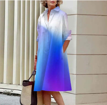 Vibrant Summer Shirt Dress by Greta