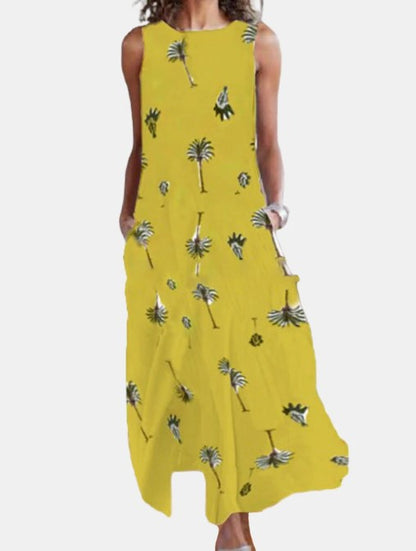 Floral Print Pocket Dress Greta  Summer Style