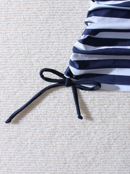 Striped Plus Size Bikini Boxers by Greta 