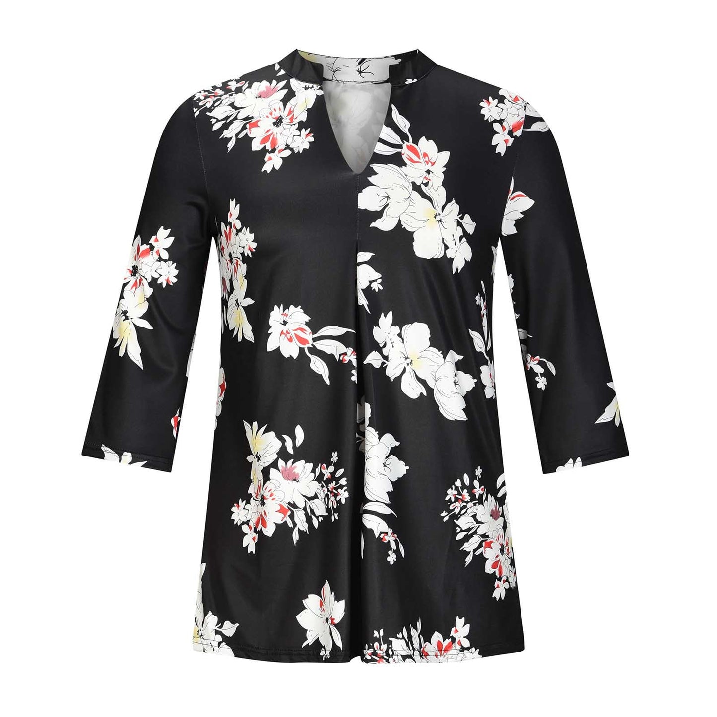 Floral V-Neck Top by Greta 