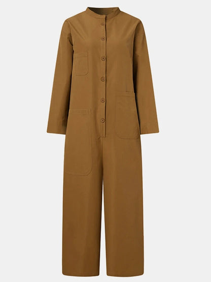 Relaxed Multi Pocket Jumpsuit by Greta 