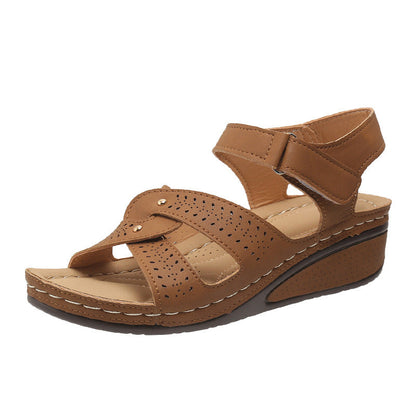 Chic Wedge Sandals by Greta 