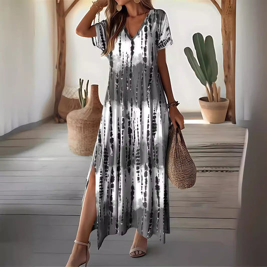 Chic Tie-Dye Maxi Dress Greta 