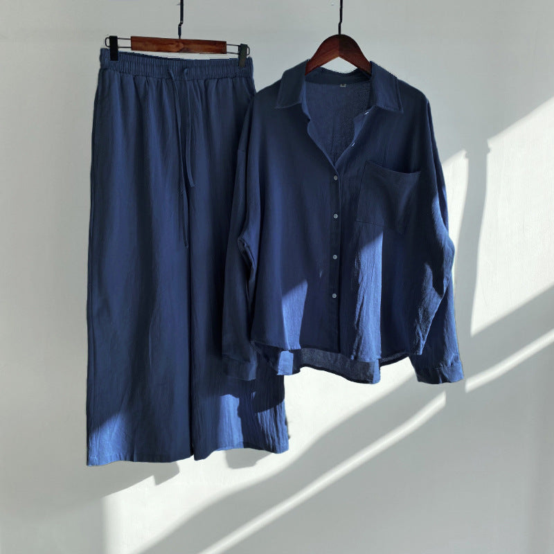 Relaxed Cotton Linen Set by Greta 