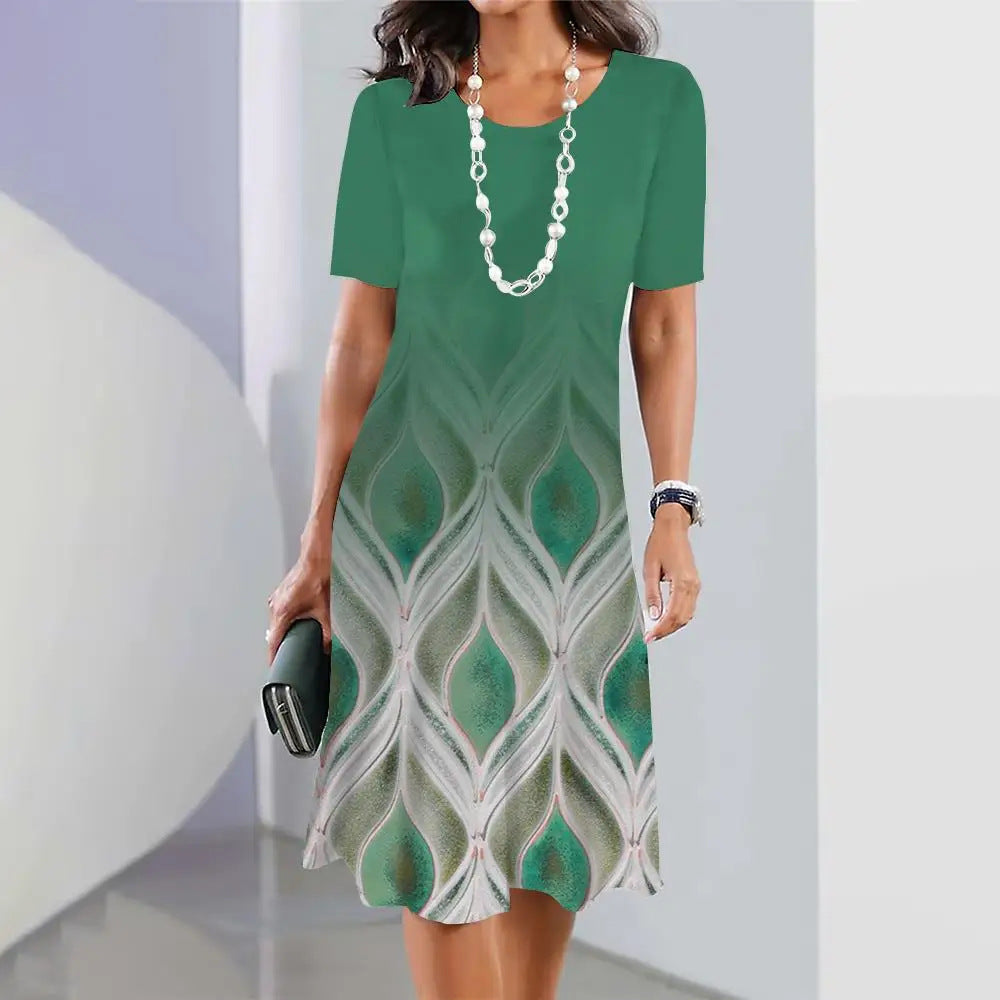 Chic Plus Size Summer Dress by Greta 