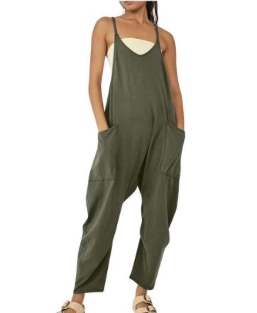 Effortless Comfort Greta  Suspender Jumpsuit
