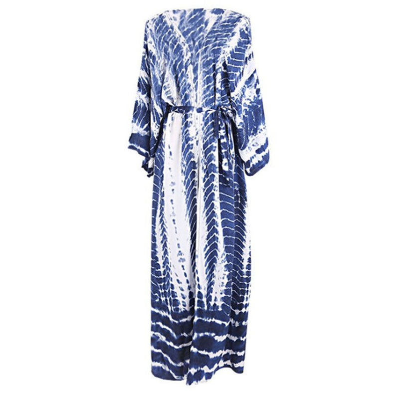 Vibrant Print Greta  Sun Protection Bikini Cover