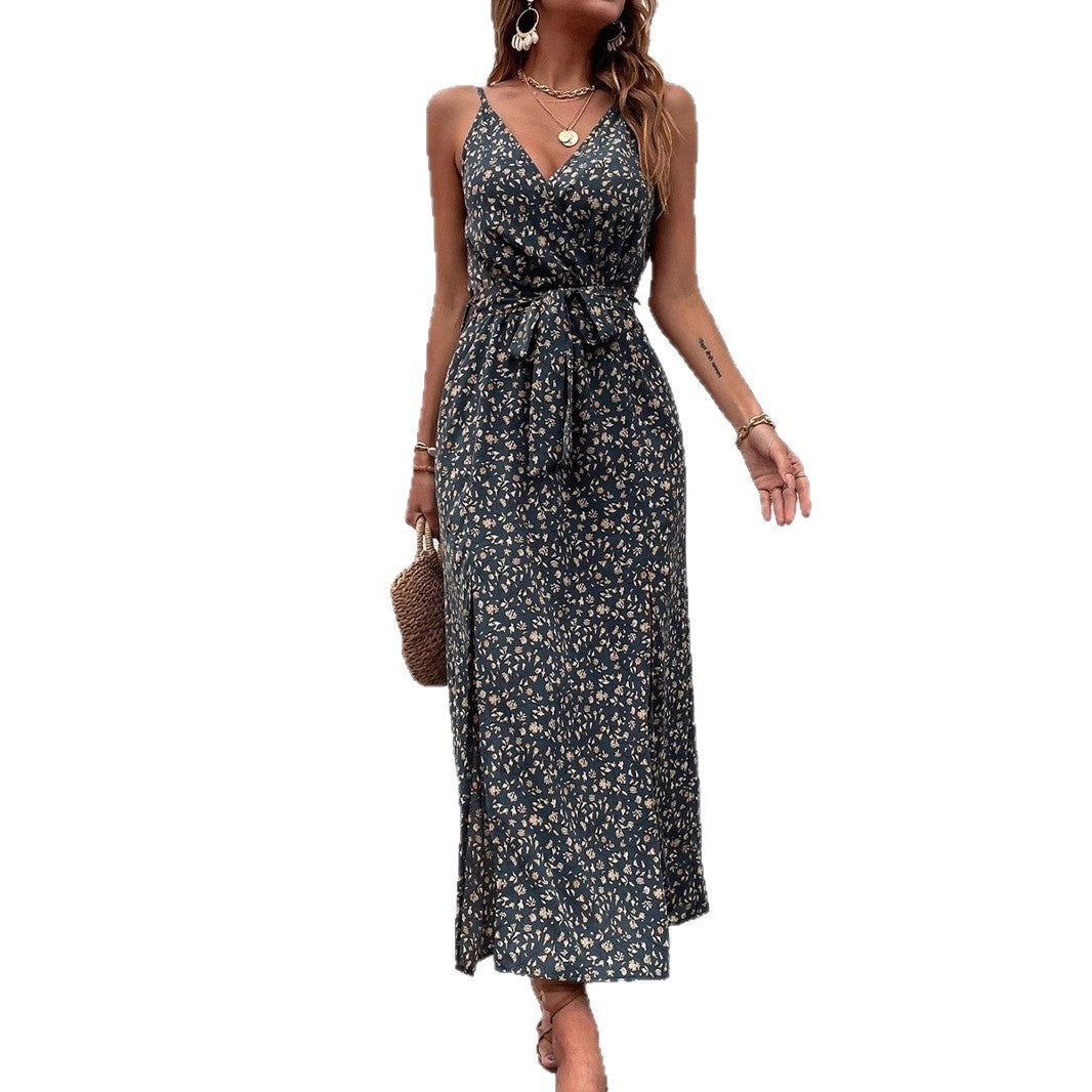 Bohemian Floral Greta  Summer Strap Dress