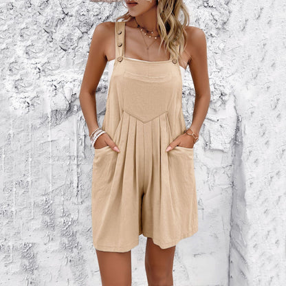 Pinterest-Inspired Greta  Short Jumpsuit