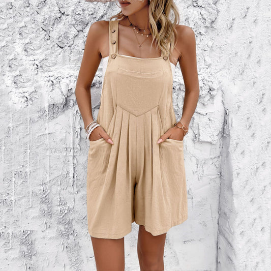 Pinterest-Inspired Greta  Short Jumpsuit