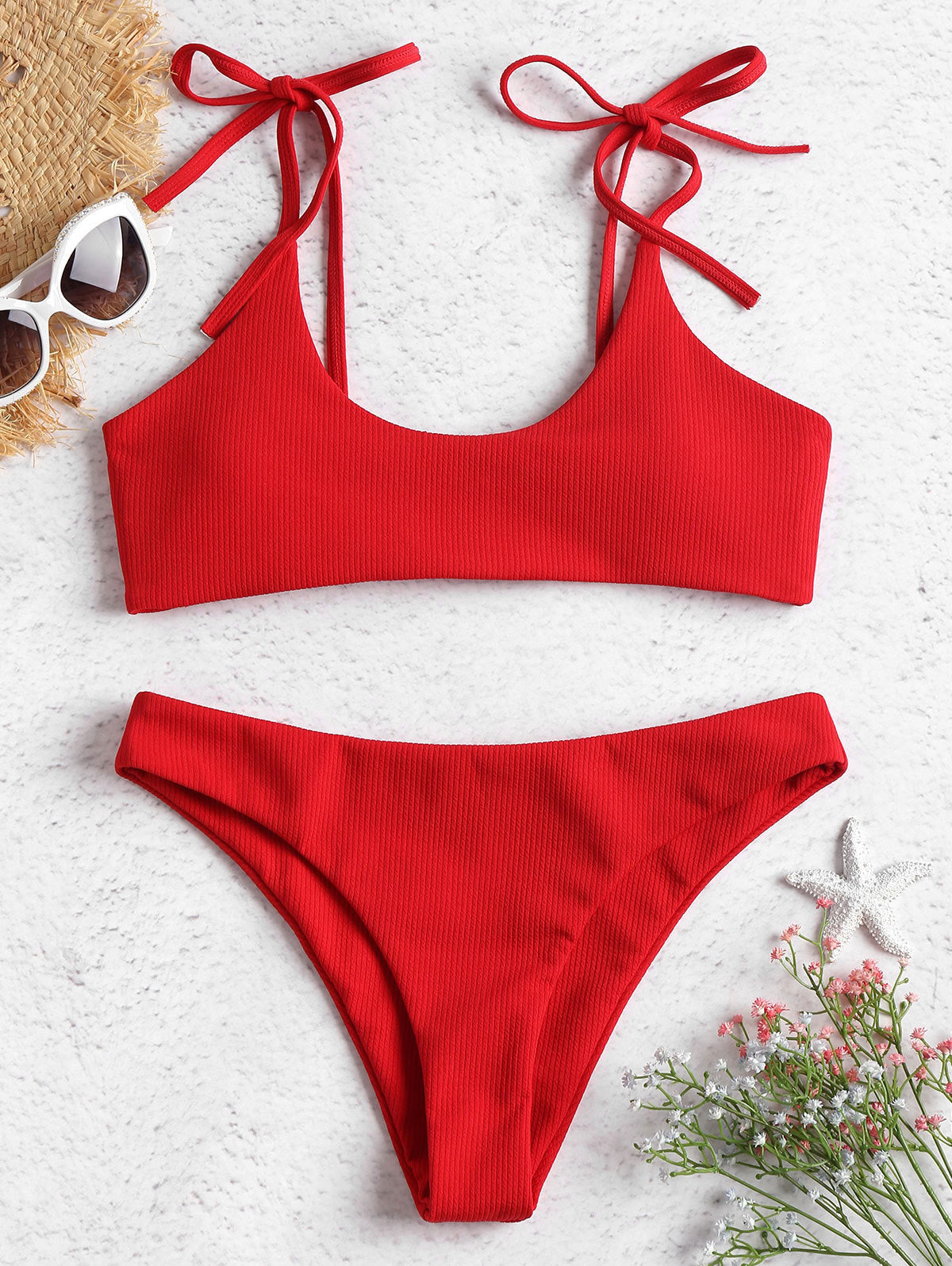 Bold Strapless Low Waist Bikini by Greta 