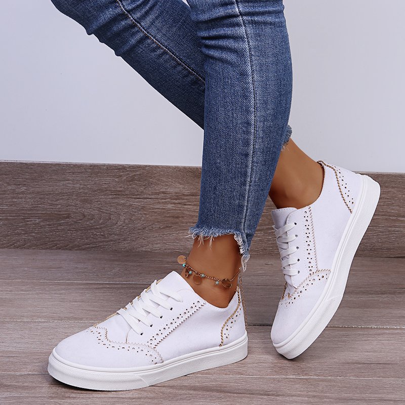Everyday Comfort Greta  Canvas Flat Sneakers