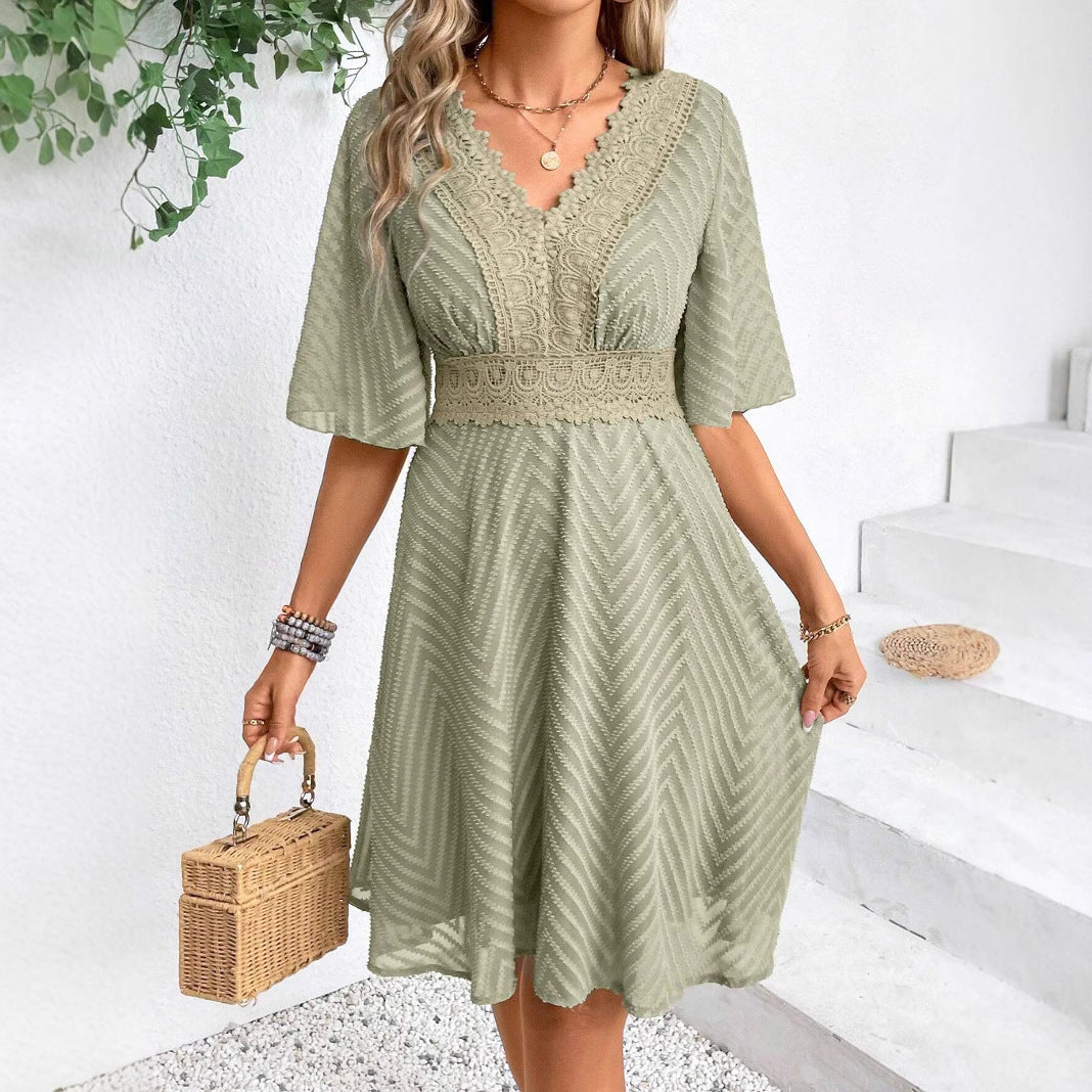 Lace Bell Sleeve Dress Greta  Summer Style