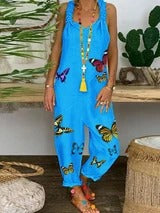 Vibrant Butterfly Greta  Jumpsuit