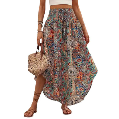 Boho Floral Greta  A-Line Skirt