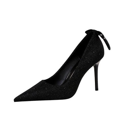 Elegant Gold Stiletto Heels by Greta 