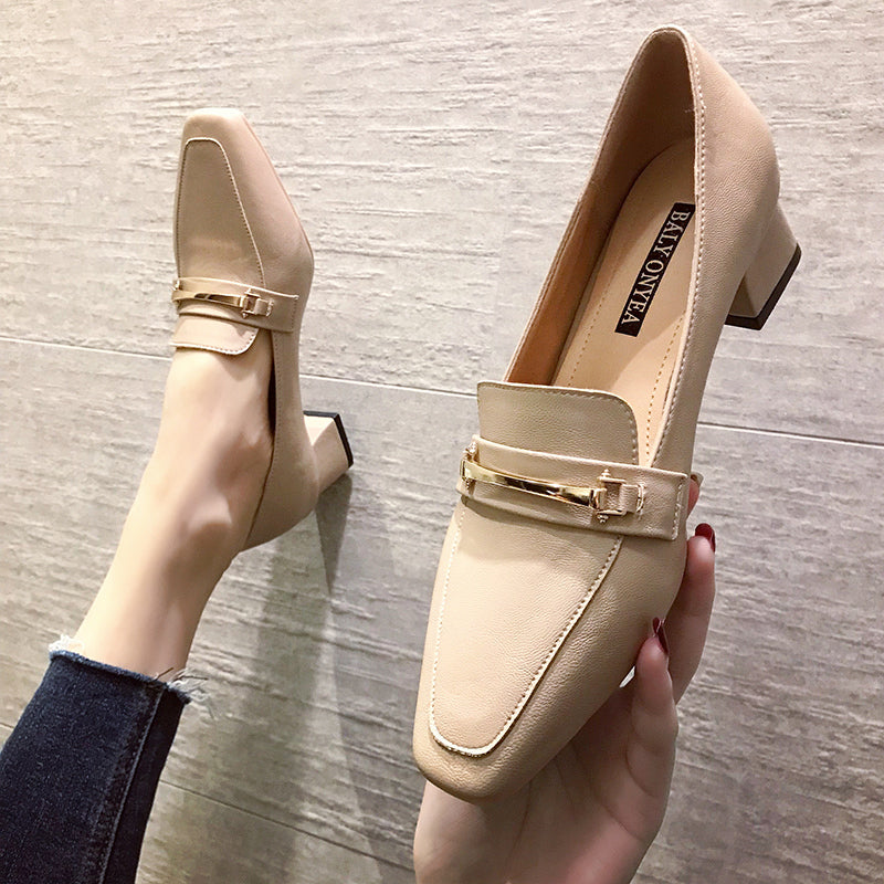Chic Greta  Pinterest-Inspired Heeled Loafers