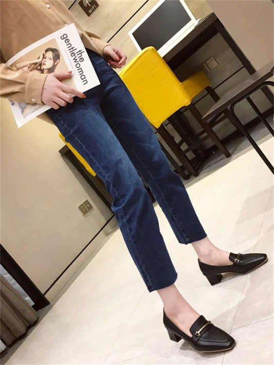 Chic Greta  Pinterest-Inspired Heeled Loafers