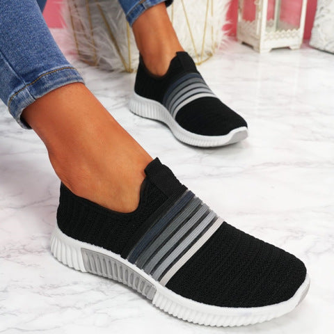 Rainbow Mesh Slip-On Sneakers Greta 