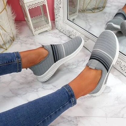Rainbow Mesh Slip-On Sneakers Greta 