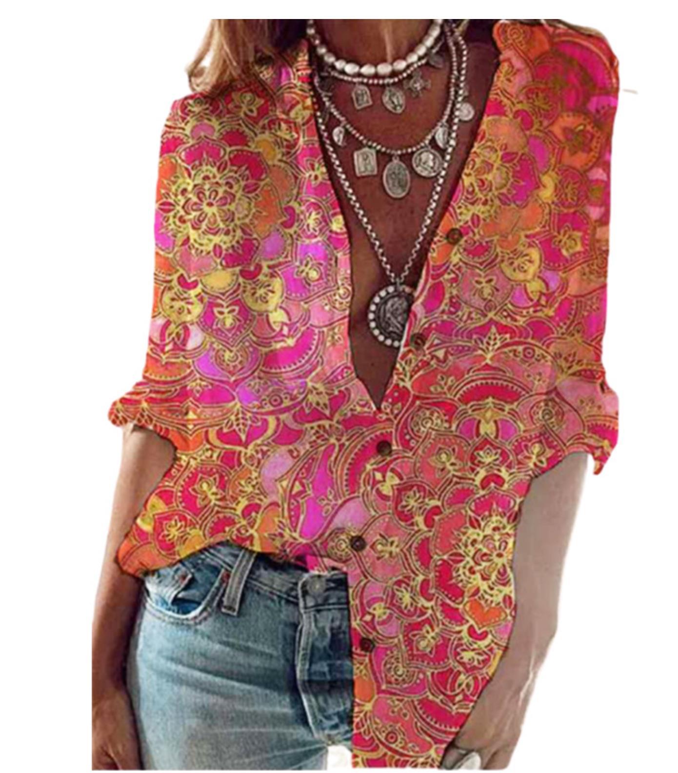 Vibrant Floral Print Greta  Cardigan Top