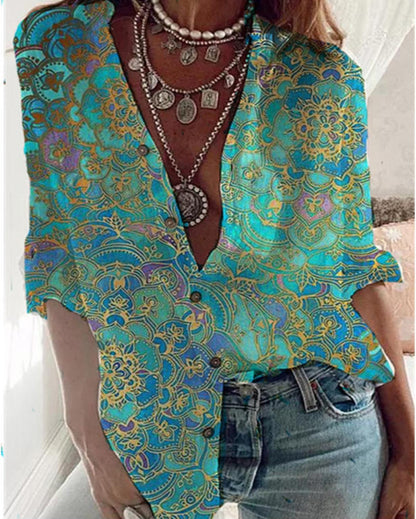 Vibrant Floral Print Greta  Cardigan Top