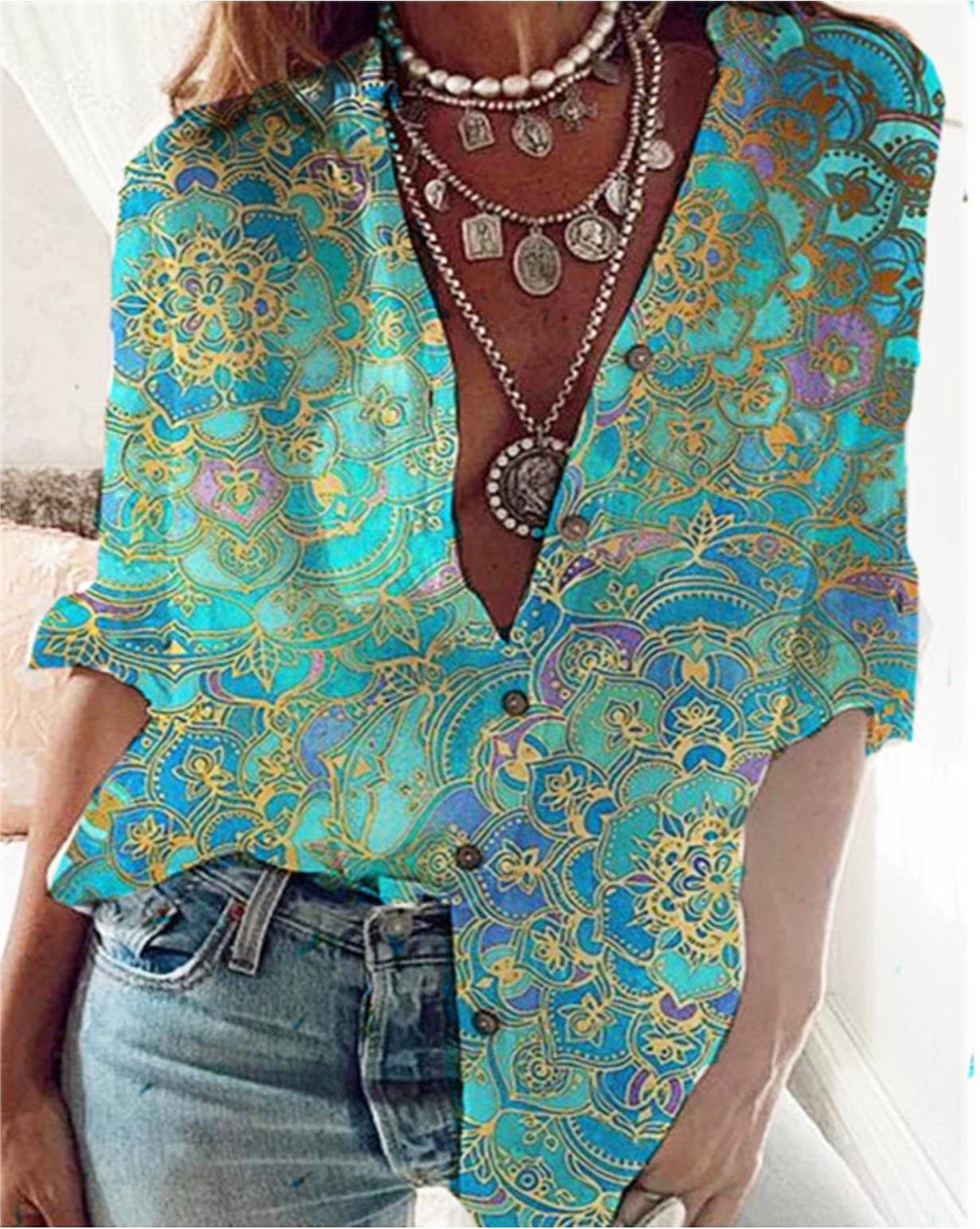 Vibrant Floral Print Greta  Cardigan Top