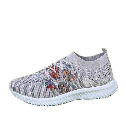 Pinterest-Inspired Greta  Flower Mesh Sneakers