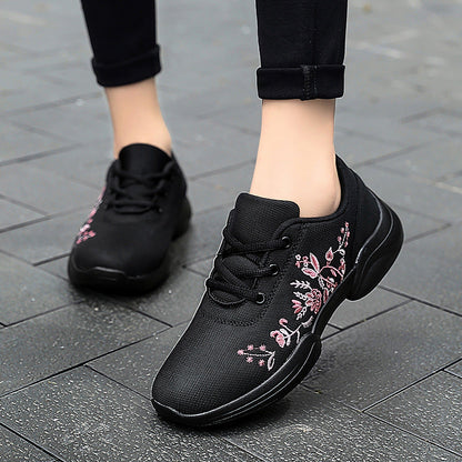 Breathable Greta  Floral Mesh Sneakers