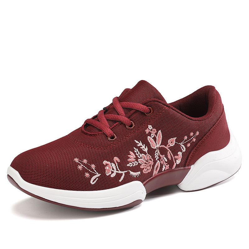 Breathable Greta  Floral Mesh Sneakers