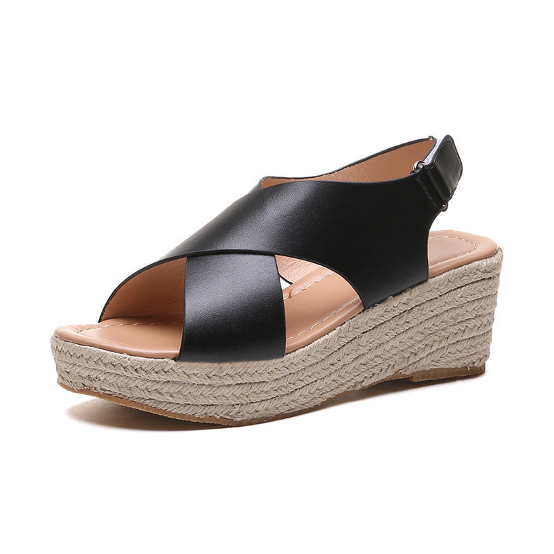 Chic Wedge Sandals by Greta 