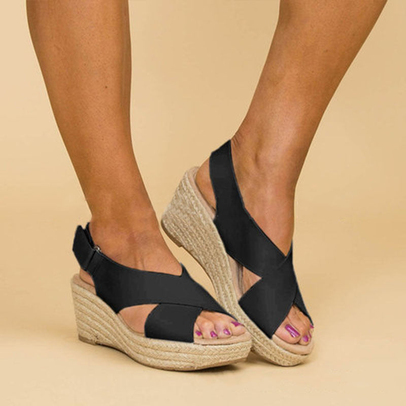 Chic Wedge Sandals by Greta 